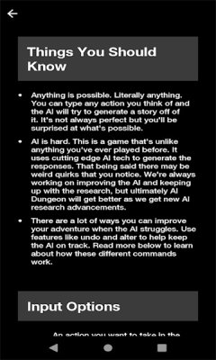 AI Dungeon 啟動畫面