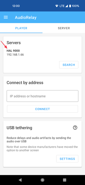 Android 端播放器連接 PC