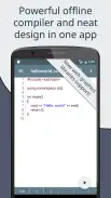 Cxxdroid 多文件编辑 tab 栏