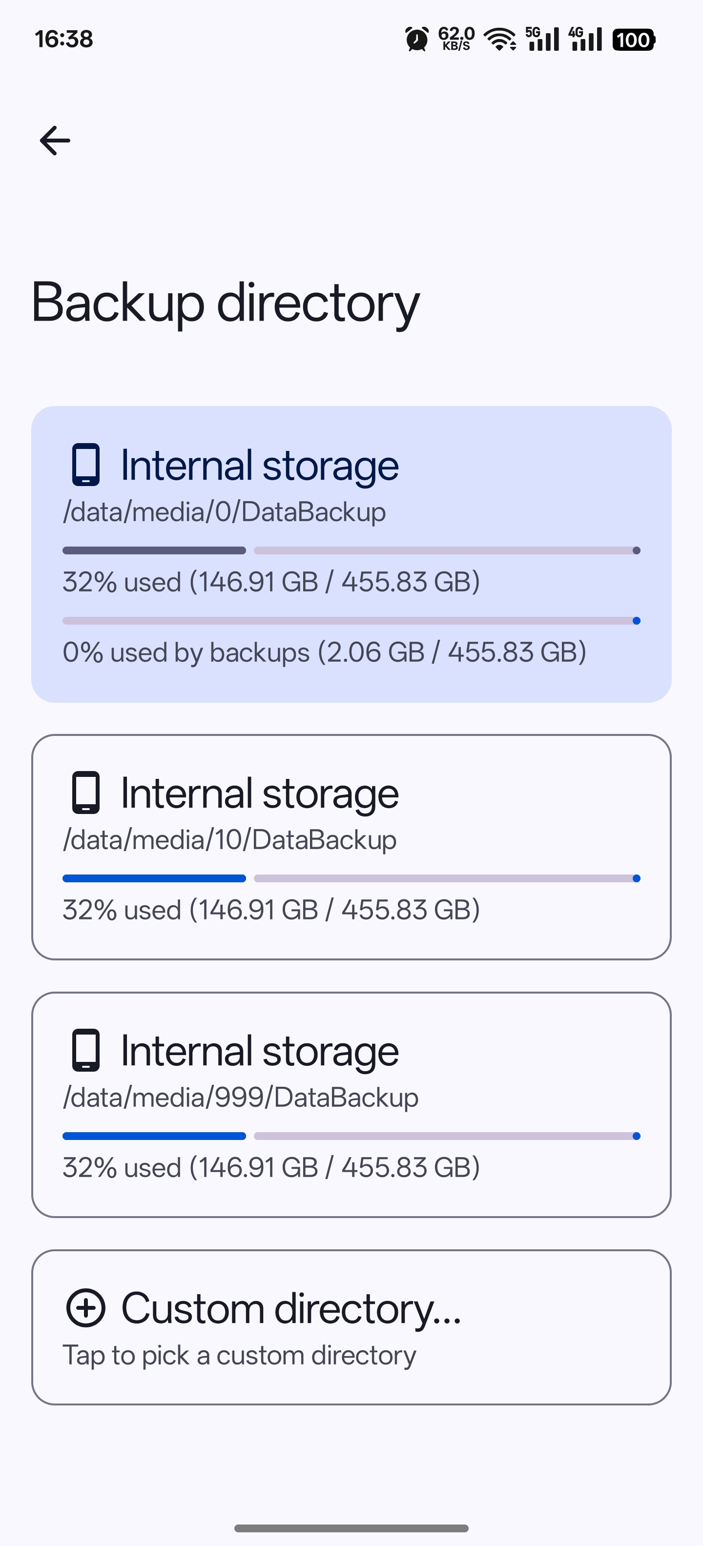 DataBackup 备份进度