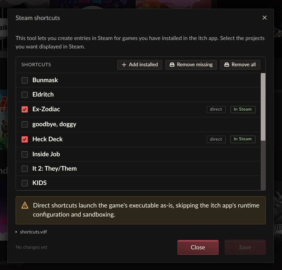 Steam 快捷方式