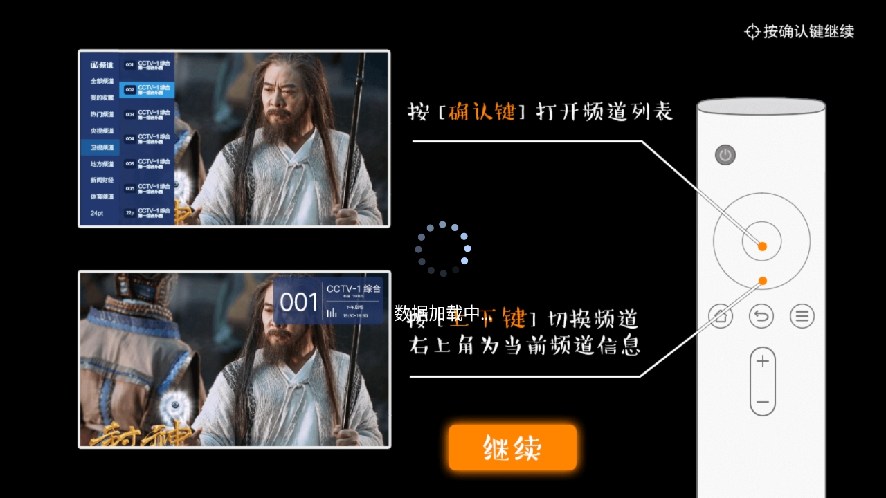 遙控器四鍵操作
