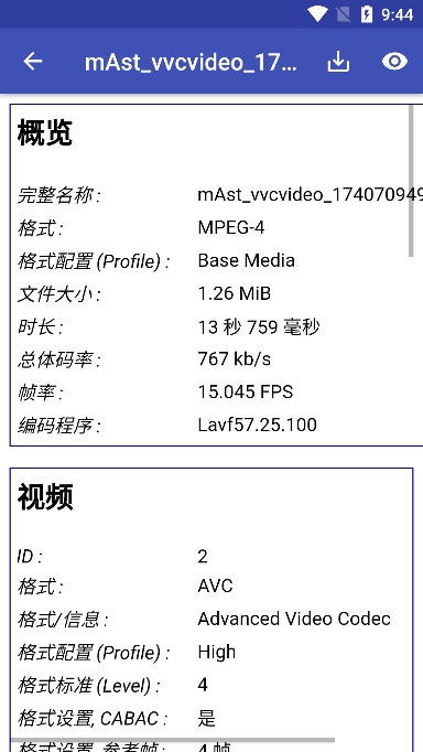 文件详情视图
