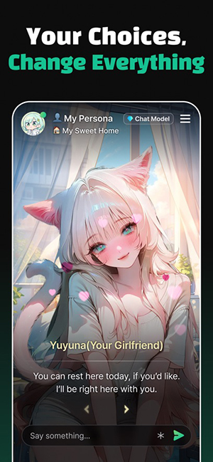 群聊畫面:多個角色同時互動