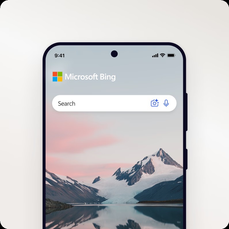 new bing 行動版主界面