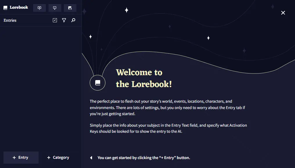 Lorebook 入口
