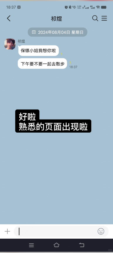 聊天介面與貼圖面板