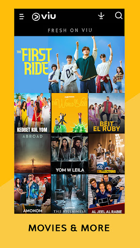 viu 電影分類頁面